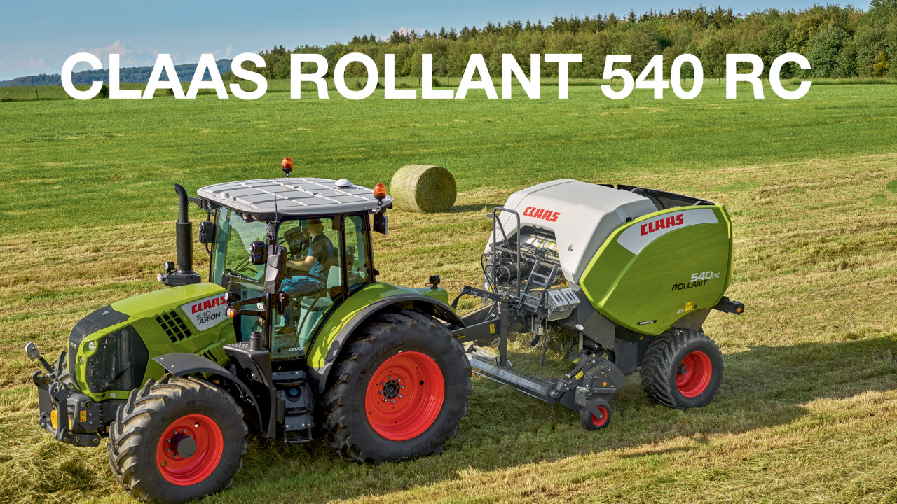 The CLAAS Rollant 540 RC now with a 3-year free extended warranty