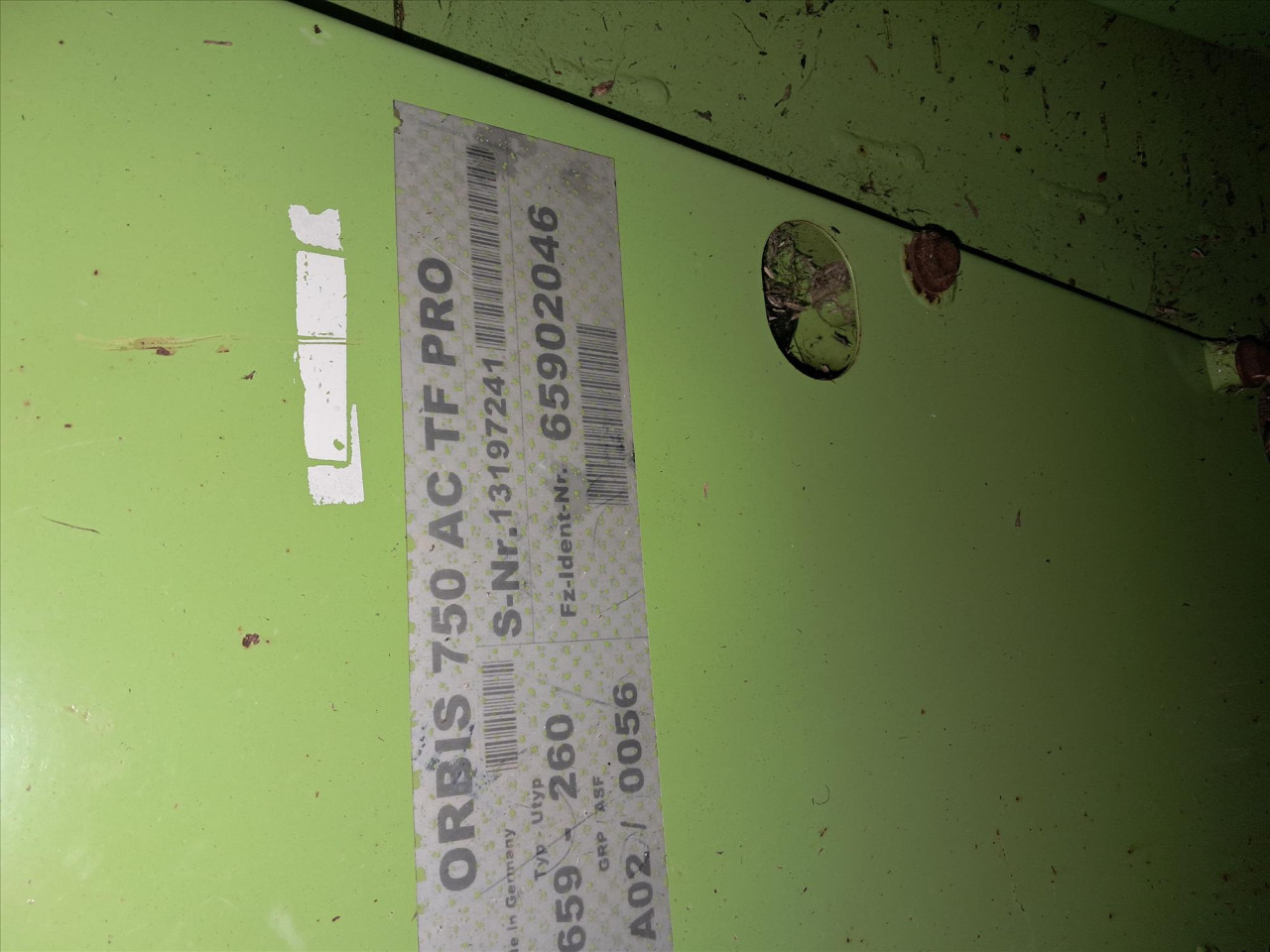 ORBIS 750 MAIZE HEAD